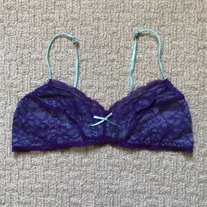 Deep Violet Lace Bralette